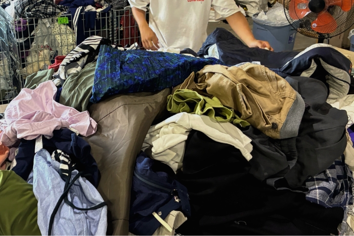 倉庫ピックでの古着仕入れ